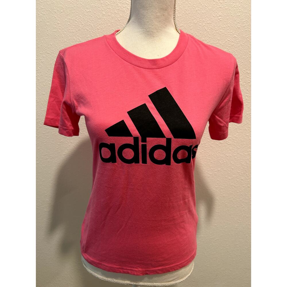 adidas Pink Tank Top with Black Logo